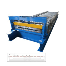 Roll forming machine, corrugated prepainted galvanized steel plate plant
